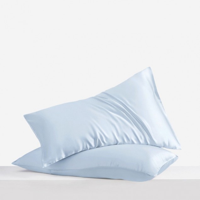 Best Baby Blue Envelope 22 Momme Mulberry Silk Pillowcase Canada Best Baby Blue Envelope 22 Momme Mulberry Silk Pillowcase Canada