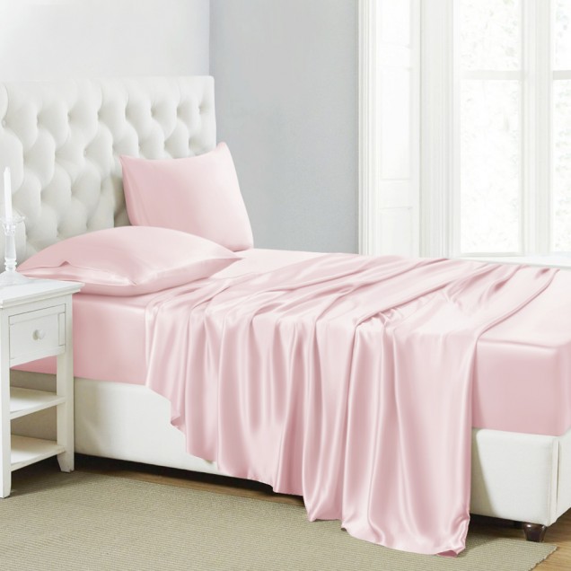 Best Baby Pink 22 Momme Mulberry Silk Flat Sheet Canada Best Baby Pink 22 Momme Mulberry Silk Flat Sheet Canada