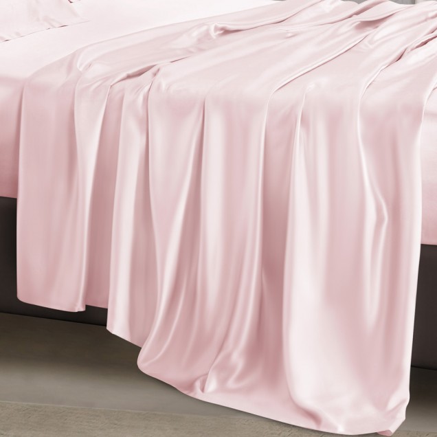 Best Baby Pink 22 Momme Mulberry Silk Flat Sheet Canada Best Baby Pink 22 Momme Mulberry Silk Flat Sheet Canada