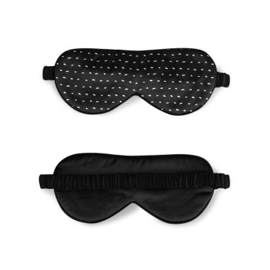 Best Black Dot Silk Sleep Mask Canada