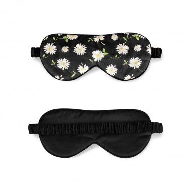 Best Black Flower Silk Sleep Mask Canada