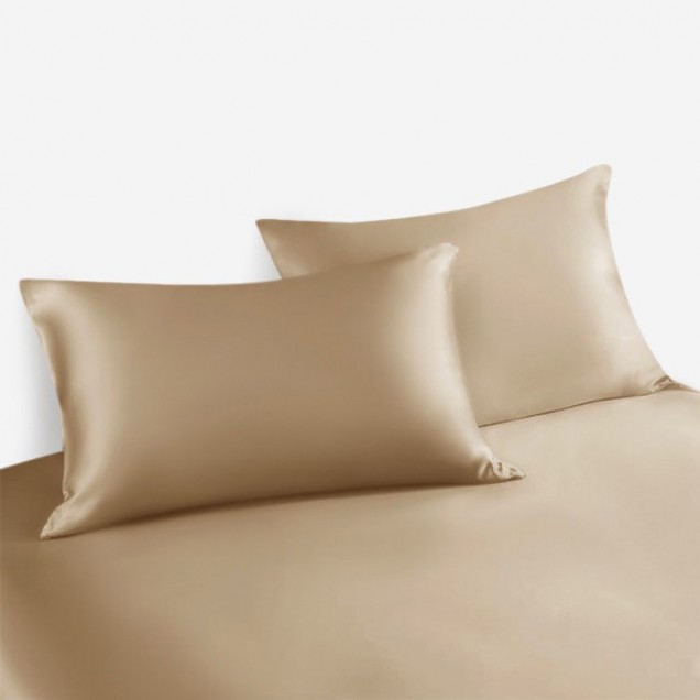 Best Cappuccino 22 Momme Mulberry Silk Pillowcase with Hidden Zipper Canada Best Cappuccino 22 Momme Mulberry Silk Pillowcase with Hidden Zipper Canada