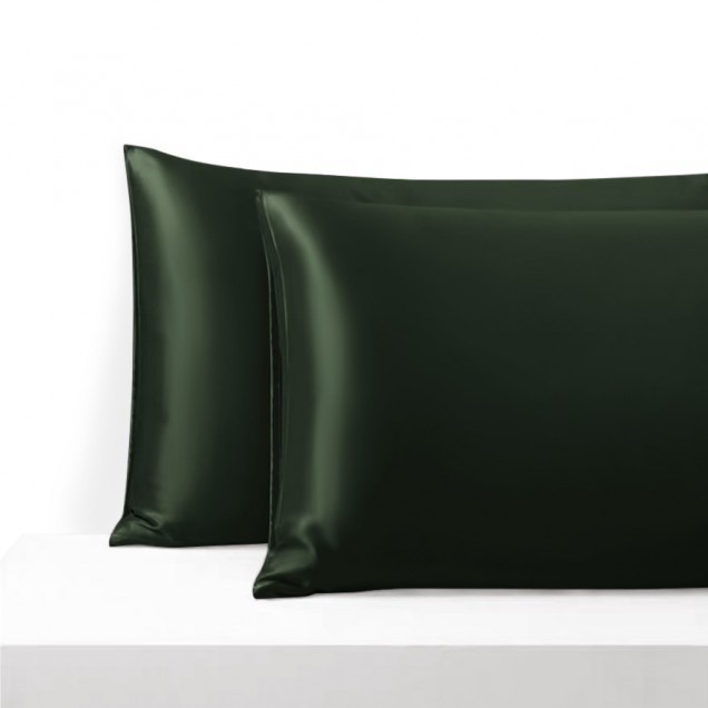 Best Hunter Green Envelope 22 Momme Mulberry Silk Pillowcase Canada