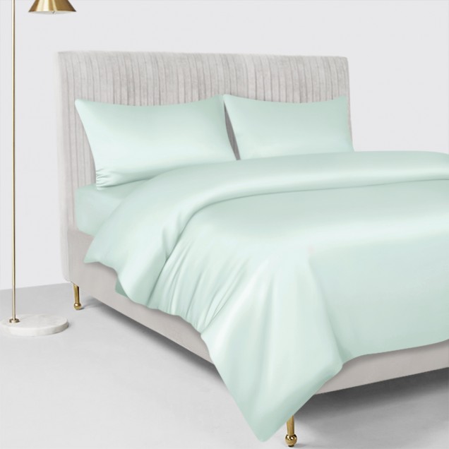 Best Light Cyan 22 Momme Mulberry Silk Duvet Cover Canada Best Light Cyan 22 Momme Mulberry Silk Duvet Cover Canada