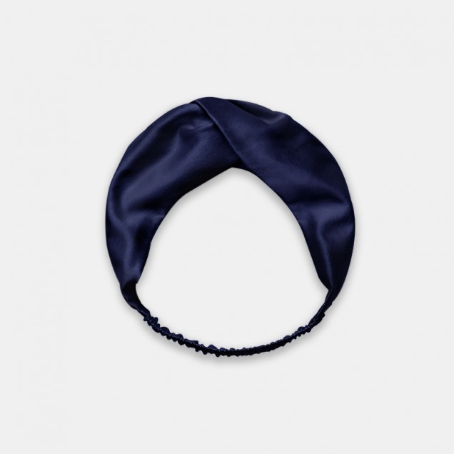 Best Navy Mulberry Silk Headband Canada Best Navy Mulberry Silk Headband Canada