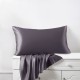 Best Slate Gray 22 Momme Mulberry Silk Pillowcase with Hidden Zipper Canada Best Slate Gray 22 Momme Mulberry Silk Pillowcase with Hidden Zipper Canada