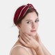 Best Wine & Ivory Silk Headband Canada Best Wine & Ivory Silk Headband Canada